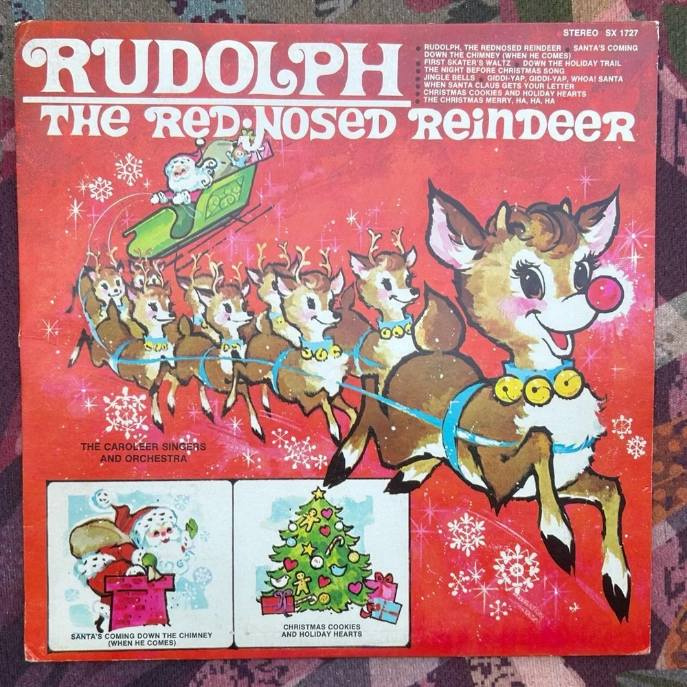 Rudolph, the rednosed, reindeer vintage record - Picture 5 of 5